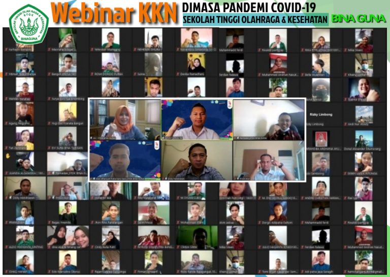 STOK Bina Guna Telah Menyelenggarakan Webinar KKN di Masa Pendemi Covid-19