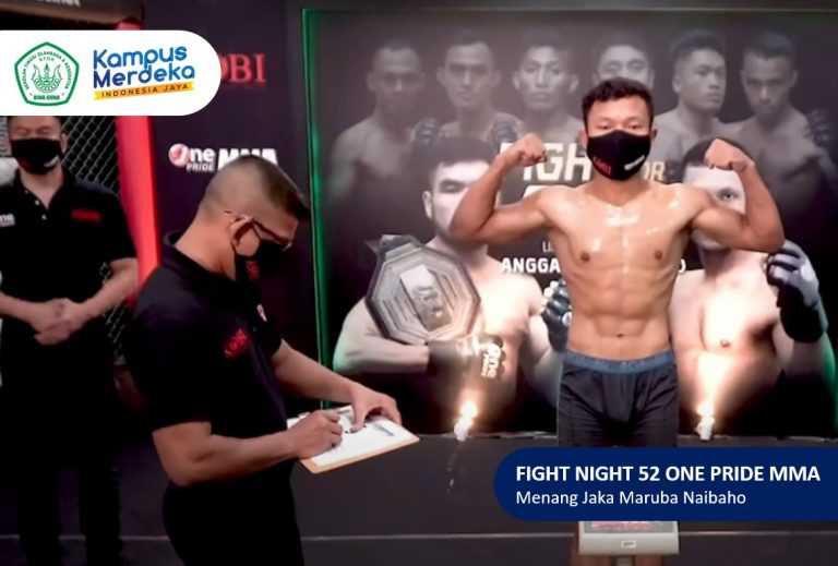 Mahasiswa STOK Bina Guna Jaka Maruba Naibaho Menangkan Pertandingan One Pride Mixed Martial Arts kelas bantam di Fight Night 52