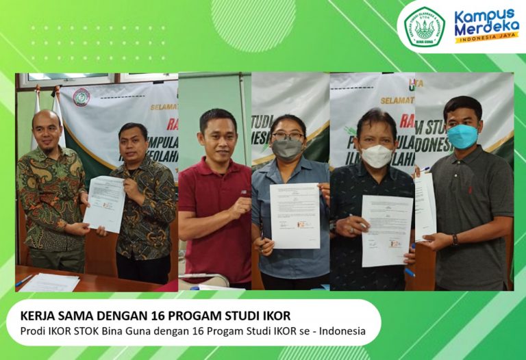 Progran Studi Ilmu Keolahragaan STOK Bina Guna Melakukan Kerja Sama dengan 16 Program Studi Ilmu Keolahragaan se – Indonesia