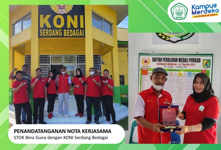 STOK Bina Guna dengan KONI Serdang Bedagai Melakukan Kerjasama Peningkatan Prestasi Atlet