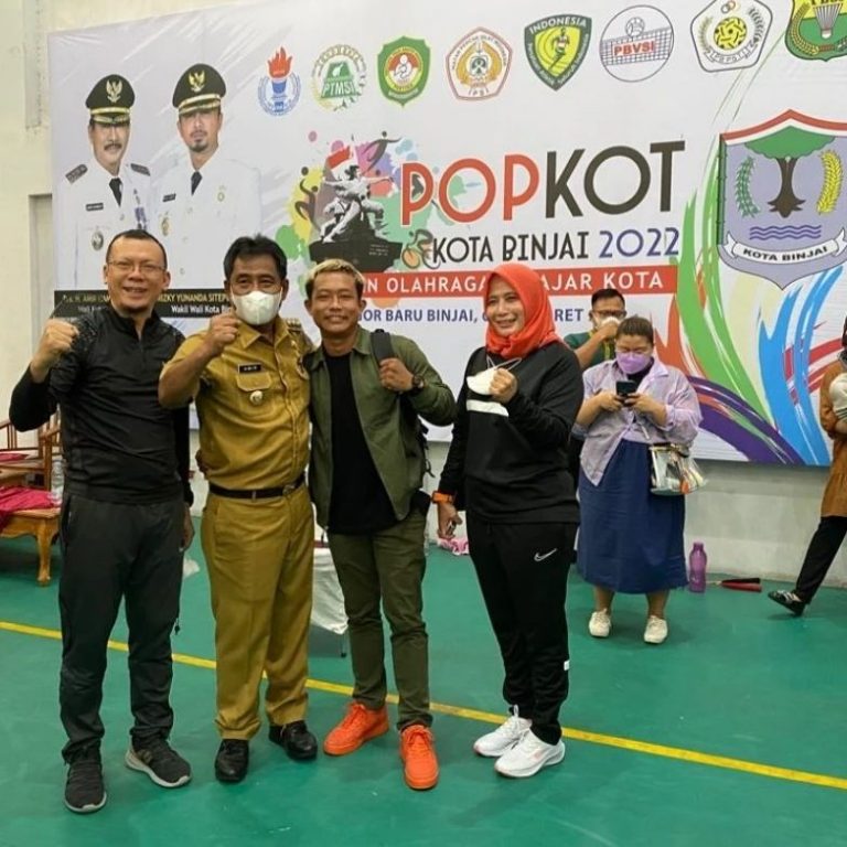 Ketua STOK Bina Guna Medan Hadiri Pembukaan Popkot Binjai