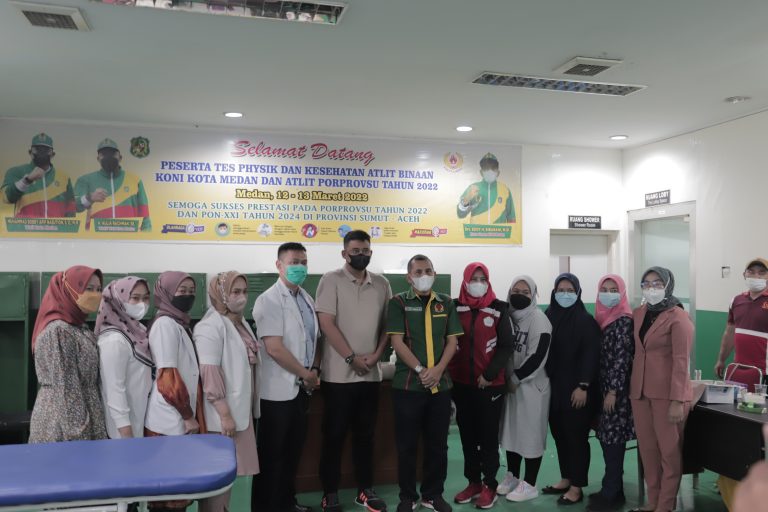 Persiapan Porprovsu, KONI Medan Bekerjasama Dengan STOK Bina Guna Medan Gelar Tes Fisik Atlet